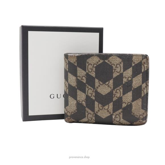 🔴 Gucci GG Supreme Bifold Wallet - Caleido - Picture 1 of 10